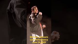 Michael Jackson's Last ever performance June 24,2009 (Earth Song)