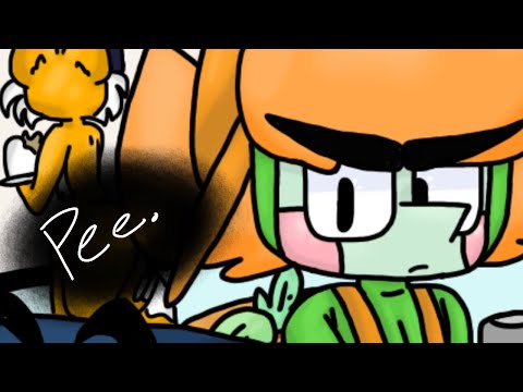 peeing with my boy connor // speedpaint