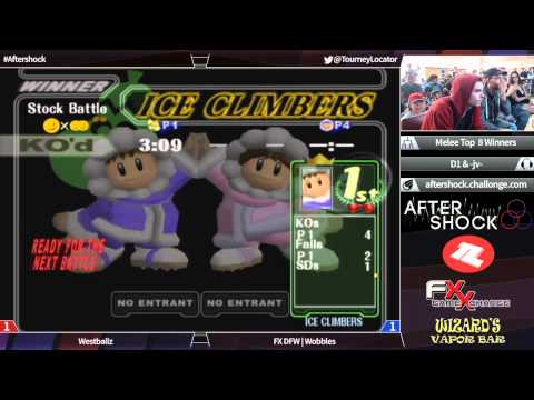 Aftershock Melee - Westballz (Falco, Fox) vs FX DFW Wobbles (ICs) - Top 8 Winners