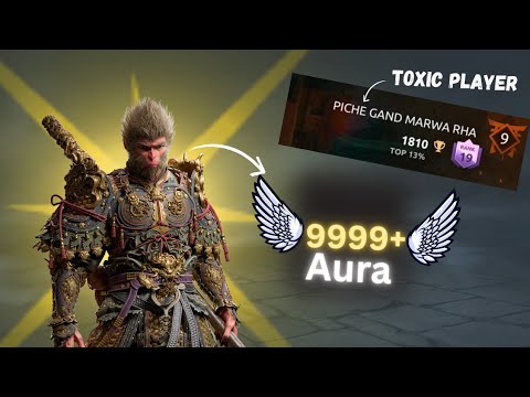 Monkey king 👑saved my aura against this toxic guy🔥🔥☠️ | shadow fight 4|#edgenox#sf4arena#monkey king