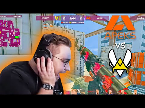 ohnePixel watching Vitality vs Apeks (map #3 Vertigo) - Paris Blast Major 2023