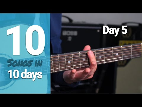 Guitar Lesson 5 - 'Can't Stop The Feeling'  // LEARN 10 SONGS IN 10 DAYS for KIDS