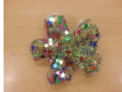 Decoracion de navidad con material reciclado