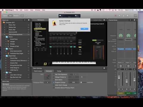 Creating a Set List in MainStage