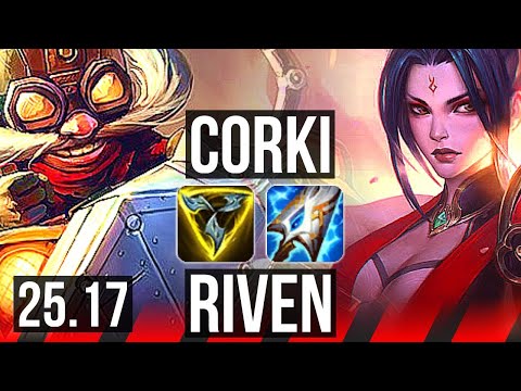CORKI vs RIVEN (TOP) | KR Master | 25.17