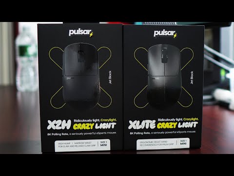Pulsar X2H and XLITE Crazylight Mouse Reviews (NOT SHOCKING)