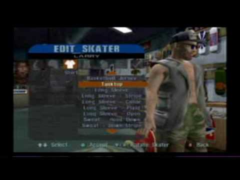 Let's Play Tony Hawk's Pro Skater 3: Part 1: Introducing Larry