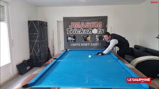 Maxence-Reportage Billard Artis Tique Maxence JMASEM Delattre Le dauphine!