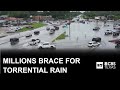 Millions brace for more torrential rain along Gulf Coast