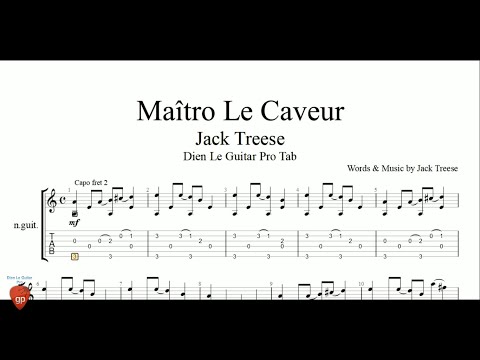 Maîtro Le Caveur - Guitar Tabs