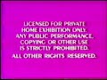 1984 Disney FBI Warning Screens Purple Variant