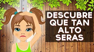 Cual sera tu altura? Descubre que tan alto (o alta) vas a ser con este divertido test! ↠↠ ¡No te olvides de suscribirte para no perderte ningún test! https://www.youtube.com/channel/UCEOWFJ...