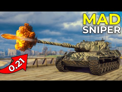 The Best Medium Sniper in World of Tanks | The Leopard 1 Gameplay