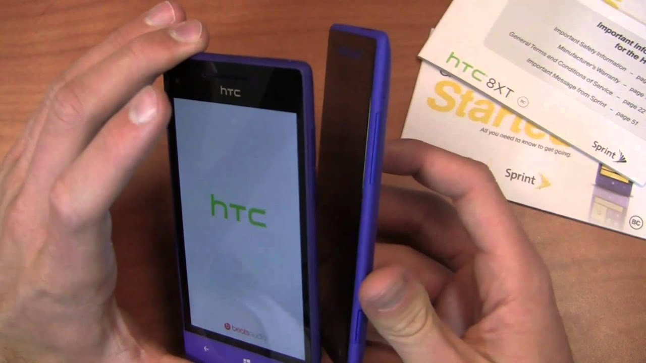 HTC 8XT Unboxing