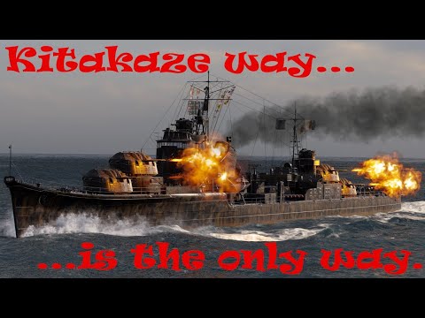 Kitakaze - Tier 9 Japanese Destroyer Replay