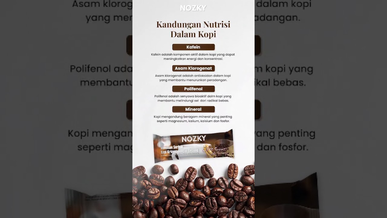 Nozky Coffee Creamer With Ginseng 8