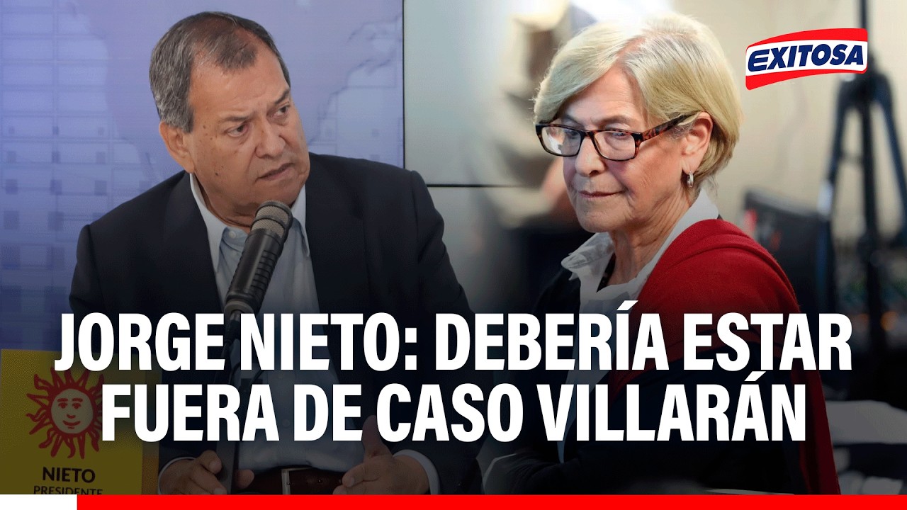 🔴🔵Jorge Nieto descarta vínculo en presuntos actos ilícitos de Villarán: "Debería estar fuera de eso"