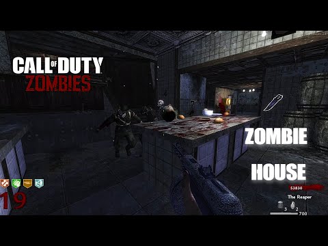 ZOMBIES ON AN ABANDONED HOUSE? (Zombie House | World at War Custom Map)