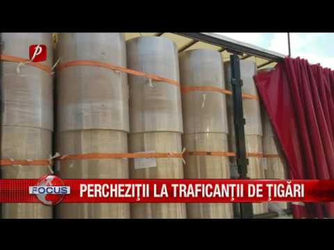 Percheziții la traficanții de țigări