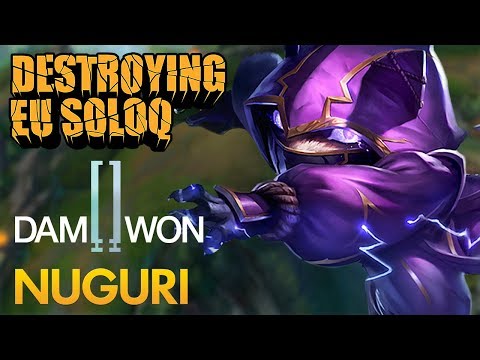 Destroying EU SoloQ: Damwon Nuguri - Kennen Top Lane - KDA 12/3/7