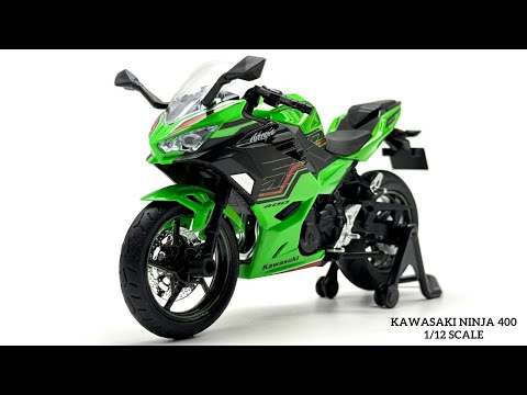 Kawasaki Ninja 400 1/12 Diecast Scale Model Bike