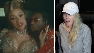 Mom REACTS to Cardi B - Bartier Cardi (feat. 21 Savage) [Official Video]