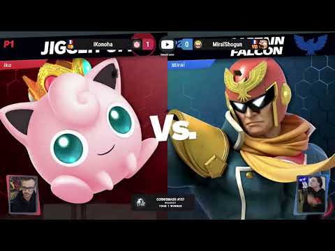 Cornismash #157 | WR 1 | iKonoha (Jigglypuff) vs MiraïShogun (Wario, Captain Falcon)