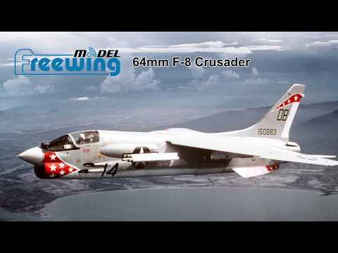 Freewing F-8 Crusader 64mm EDF Jet - Flight Review - Xtreme Hobby