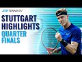 Shapovalov Plays Twice; Auger-Aliassime, De Minaur Headline | Stuttgart 2021 Quarter-Final Highights