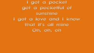 Natasha Bedingfield Pocket Full Of Sunshine lyrics