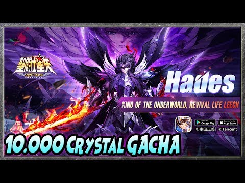 10.000 CRYSTAL GACHA For HADES [Best 1HIT KILL Cosmic Hero] - Saint Seiya Awakening