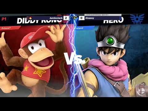 TJ28 SSBU Losers Quarters - JumboJack (Diddy Kong) vs Abaasy (Palutena / Ken / Hero)