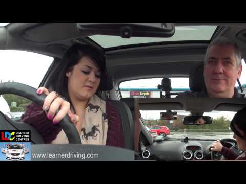 Claire's 8th driving lesson - M4 Bay parking, busier junctions, hill starts