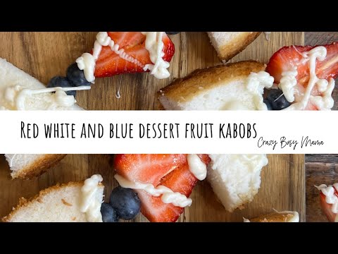 🍓🫐🤍Dessert Fruit Kabobs