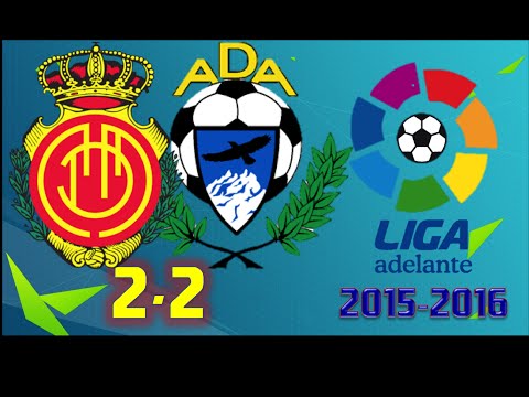 RCD Mallorca 2-2 AD Alcorcón LIGA ADELANTE 2015/2016