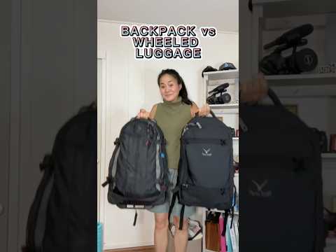 Backpack vs Wheeled Luggage: Which is BEST for Solo Travel? #youtubeshorts