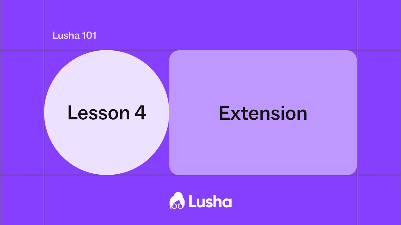 Use the Lusha Extension