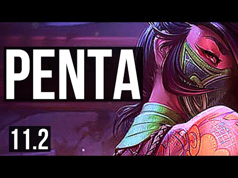 AKALI vs KASSADIN (MID) | Penta, 400+ games | NA Diamond | v11.2