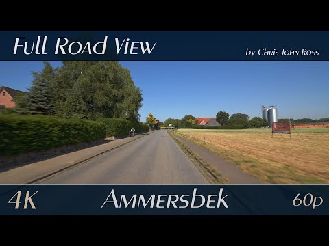 Ammersbek, Germany: Bünningstedt - Dorfstraße, L225 - 4K (2160p/60p) Ultra HD