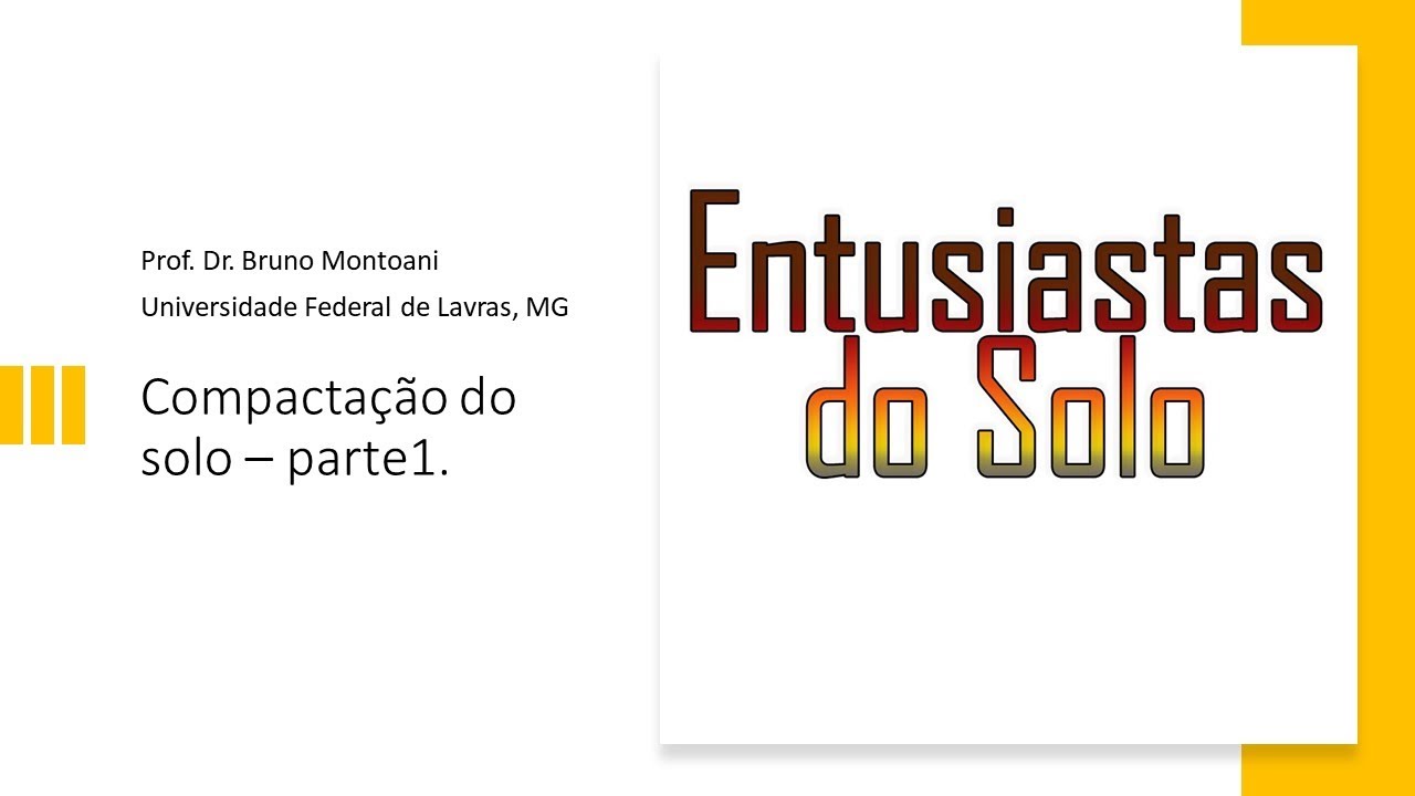 Compactação do solo - parte 1: Introdução, causas e consequências