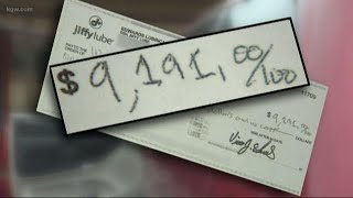 Man wins $9K court order over disputed Jiffy Lube oil change.