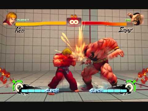 SSFIV AE Ken Combo Video