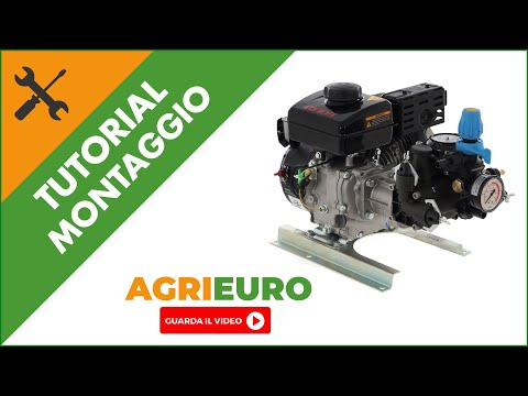 Motopompa a scoppio con pompa Comet MTP MC 25: presentazione della motopompa con motore 4 tempi.