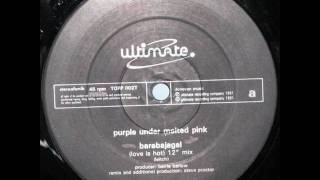 Purple under melted pink - Barabajagal