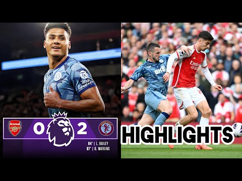 ARSENAL TITLE RACE IS IN BIG TROUBLE!!! Arsenal vs Aston Villa 0-2 Highlights