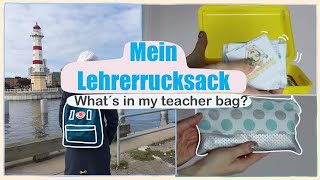 Mein Lehrerrucksack - What's in my teacher bag?