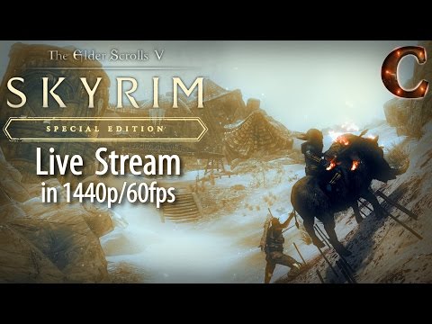 Skyrim Special Edition Live, in 1440p/60fps! Bekongerike & The Black Book, Lvl 60 Part 73 Legendary