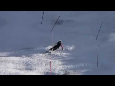 Albert Popov slalom training Hintertux