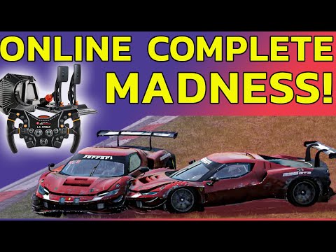 THIS ENDED REALLY BAD! Assetto Corsa Competizione MULTIPLAYER Madness! Asetek La Prima SIM RACING