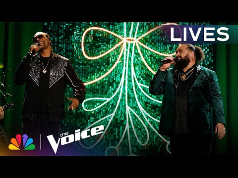 Ralph Edwards & Snoop Dogg Perform "This Christmas" by Donny Hathaway | The Voice Live Finale | NBC